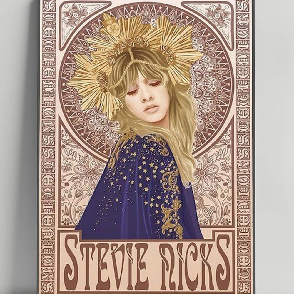 New Stevie Nicks Limited Poster Artwork  Professional Wall Art Merchandise 12x18